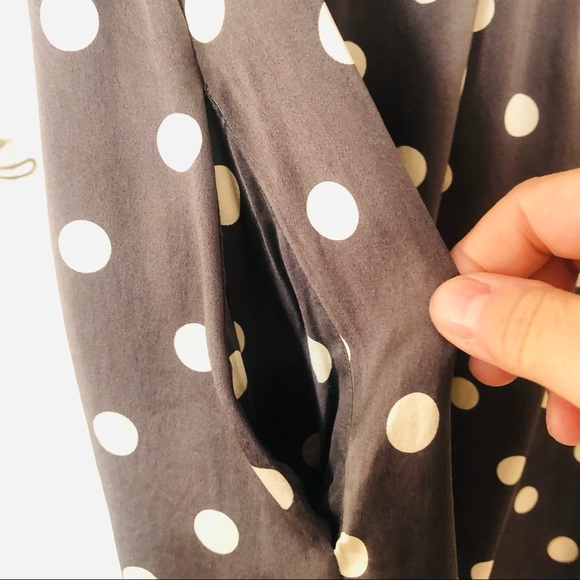 Susana Monaco Amber Dot Halter Silk Dress Size 6 - Picture 5 of 8